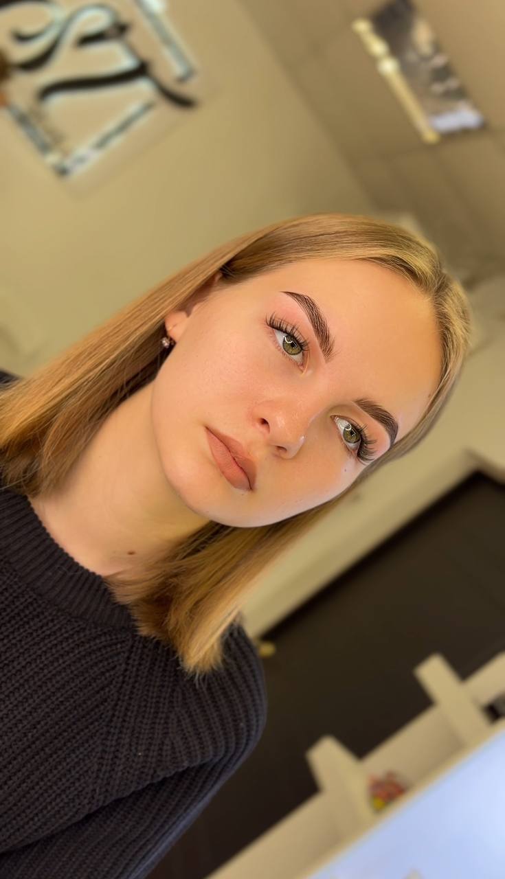 Ламинирование бровей — фото после (кейс 2)